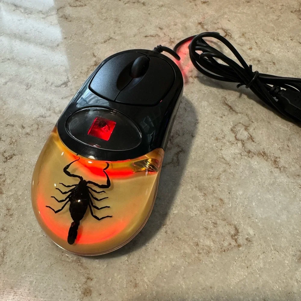 Optical Mouse Black Scorpion